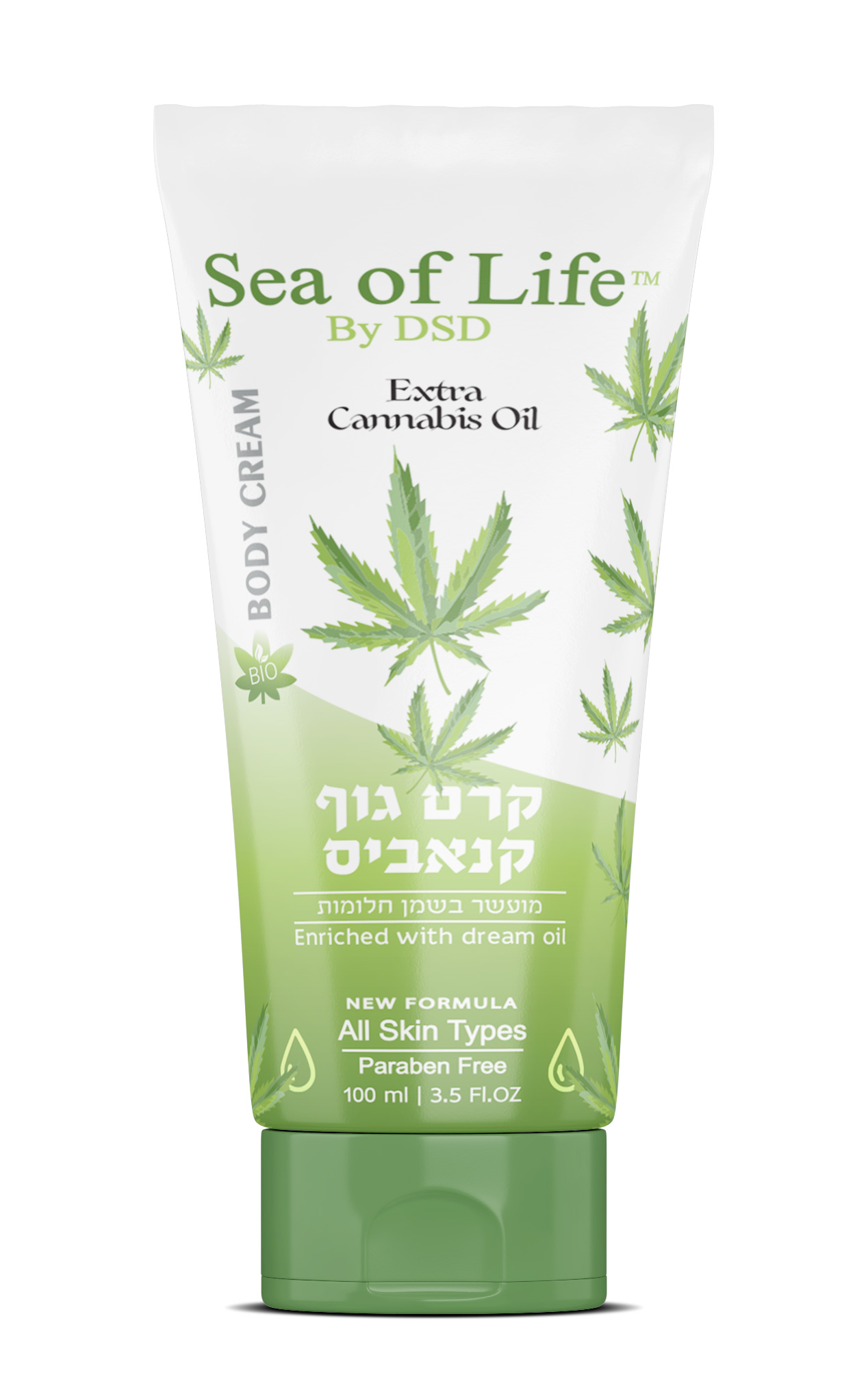 קרם גוף קנאביס - Sea of Life ים המלח